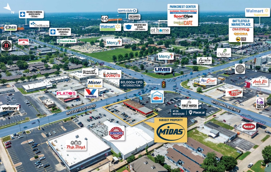 1237 E Battlefield Rd, Springfield, MO for sale - Building Photo - Image 3 of 6