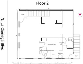 818 N La Cienega Blvd, Los Angeles, CA for lease Floor Plan- Image 1 of 1