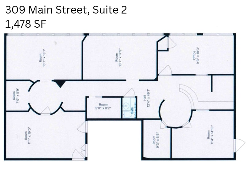 309 Main St, Islip, NY for lease Floor Plan- Image 1 of 1