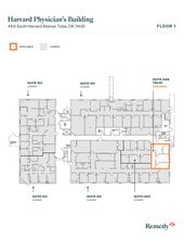 4415 S Harvard Ave, Tulsa, OK à louer Plan d’étage- Image 1 de 1