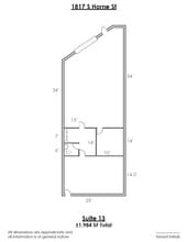 1817 S Horne, Mesa, AZ for lease Floor Plan- Image 1 of 2