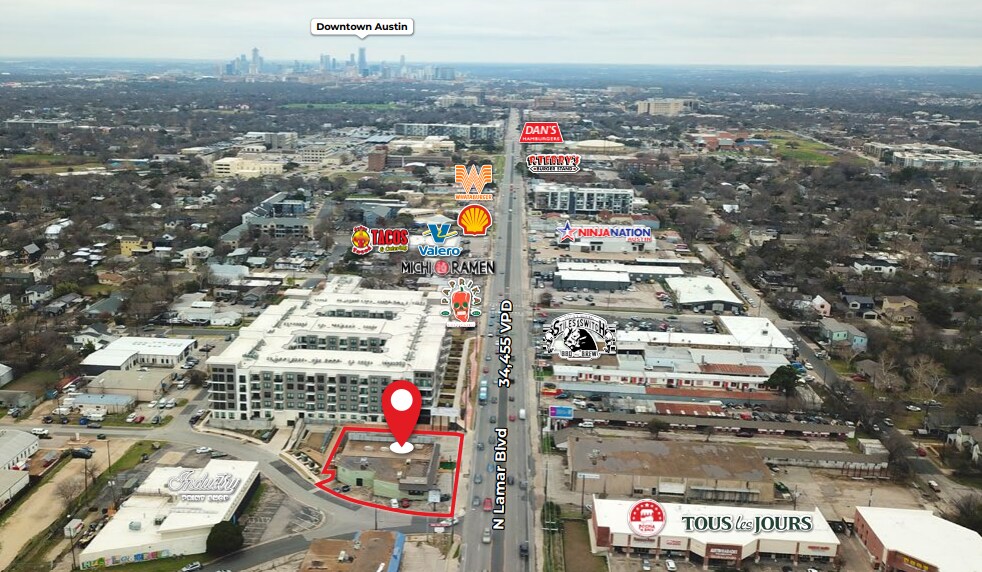 6719 N Lamar Blvd, Austin, TX for sale Aerial- Image 1 of 5