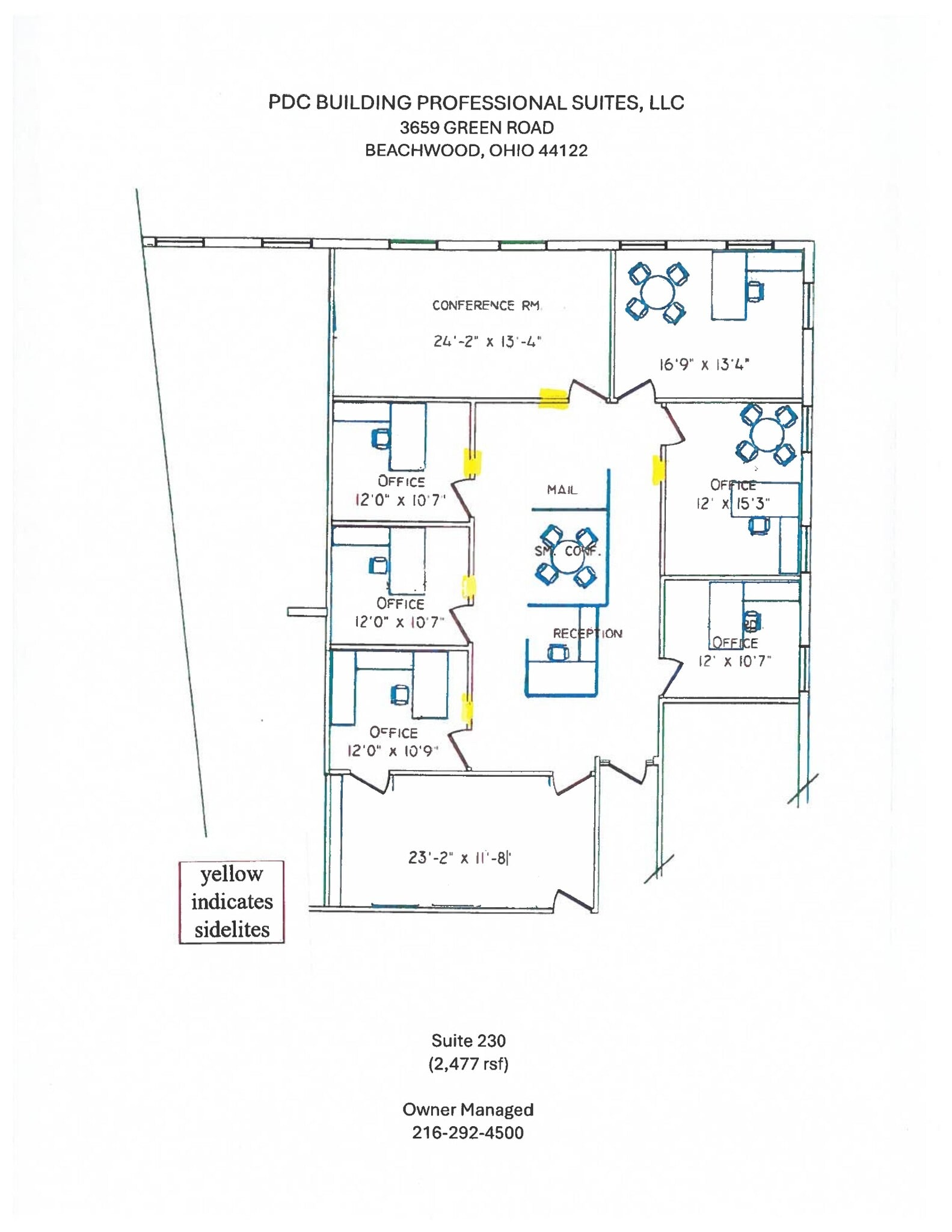3659 Green Rd, Beachwood, OH à louer Plan d’étage- Image 1 de 6