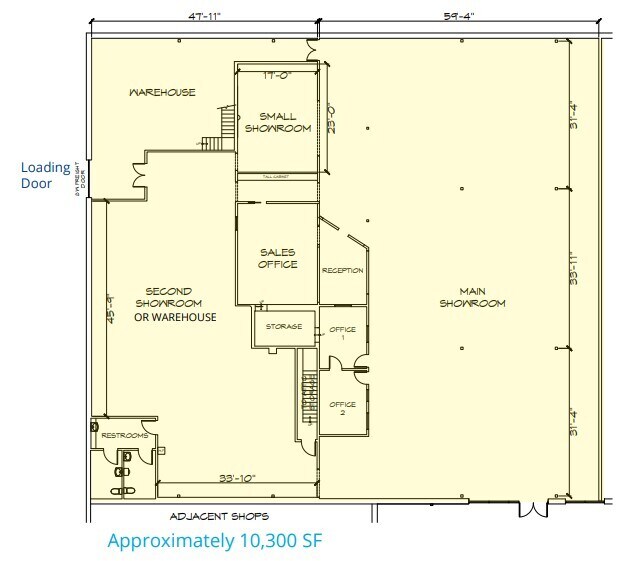 4915-4985 N Blackstone Ave, Fresno, CA for lease Floor Plan- Image 1 of 1