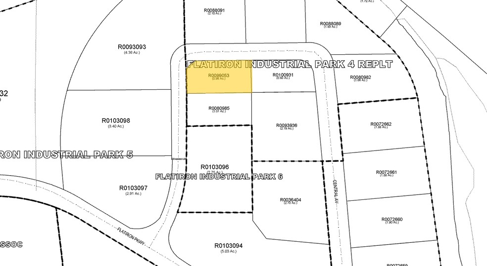 5766 Central Ave, Boulder, CO à louer - Plan cadastral - Image 2 de 2