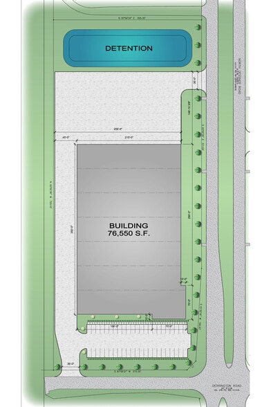 N Gessner & Derrington Rd Bldg 1, Houston, TX for lease - Site Plan - Image 2 of 3
