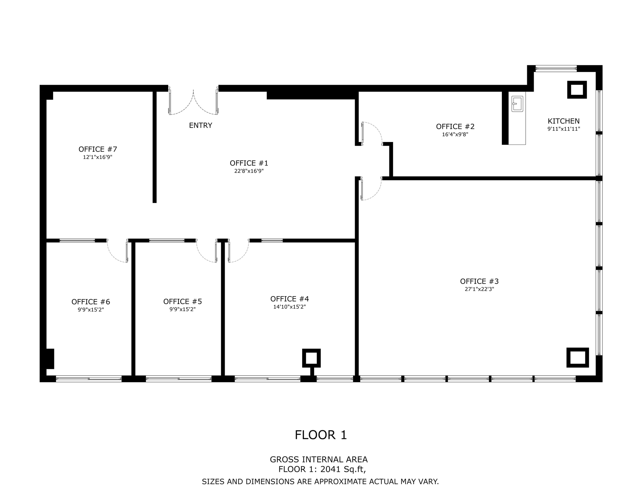 18321 Ventura Blvd, Tarzana, CA for lease Floor Plan- Image 1 of 1
