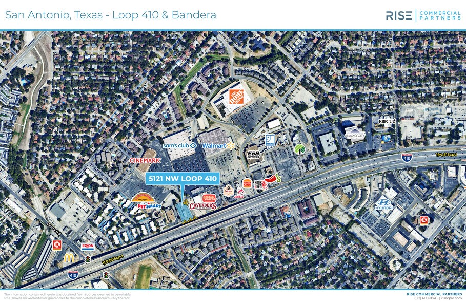5121 NW Loop 410, San Antonio, TX à louer - Aérien - Image 2 de 4