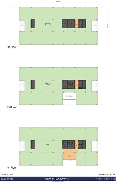 20 Commerce Dr, Shelton, CT à louer - Plan d’étage type - Image 3 de 3