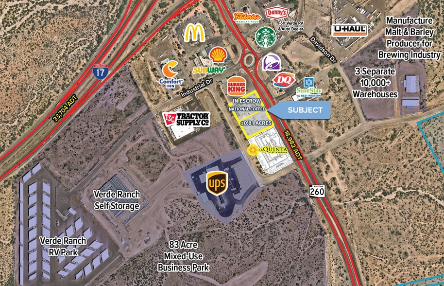 S/SWC I-17 & SR 260, Camp Verde, AZ for lease - Building Photo - Image 2 of 4