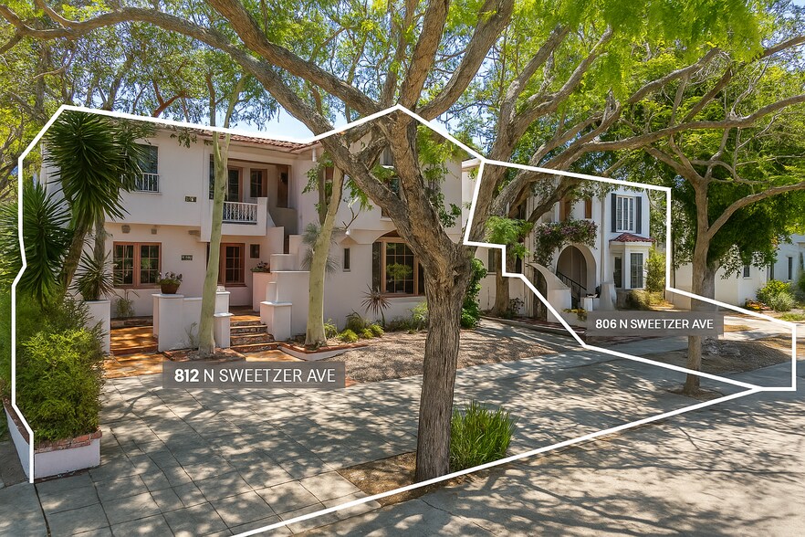 812 N Sweetzer Ave, West Hollywood, CA à vendre - Photo du bâtiment - Image 2 de 4