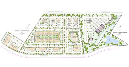 The Greenbelt Office/Retail, Greenville, TX - Aerial  map view - Image1