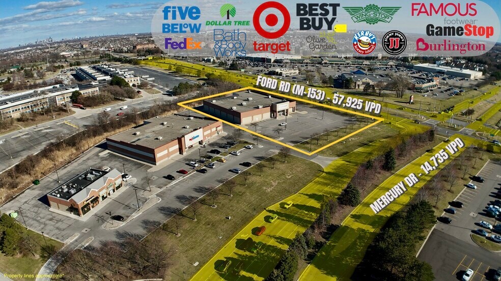 5600-5700 Mercury Dr, Dearborn, MI à louer - Photo du bâtiment - Image 3 de 7