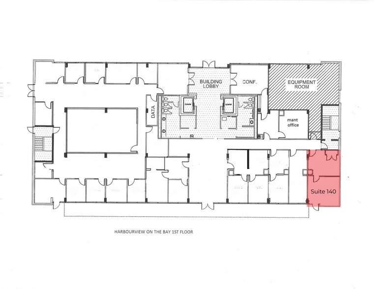 25 W Cedar St, Pensacola, FL for lease - Floor Plan - Image 3 of 12