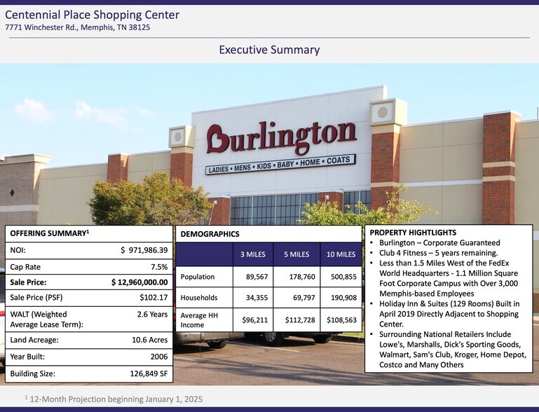 7741-7771 Winchester Rd, Memphis, TN à vendre - Photo du bâtiment - Image 2 de 10