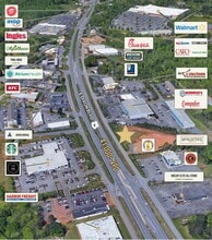 1245 E Dixon Blvd, Shelby, NC - Aerial  map view