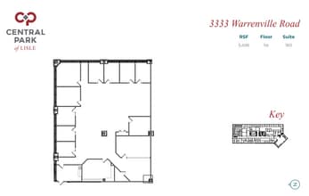3333 Warrenville Rd, Lisle, IL for lease Floor Plan- Image 1 of 1