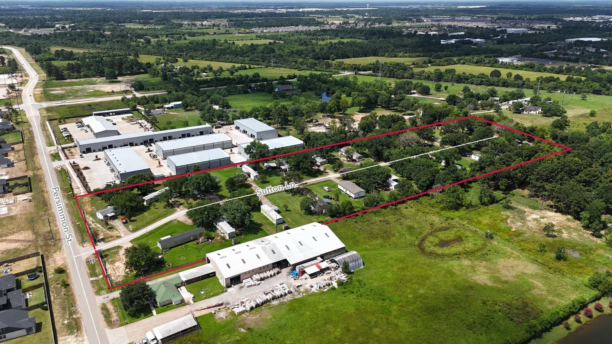 1019 Sutton Ln, Tomball, TX for sale Aerial- Image 1 of 4