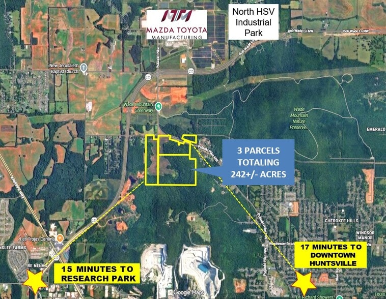 0 Pulaski pike, Huntsville, AL for sale - Aerial - Image 2 of 3