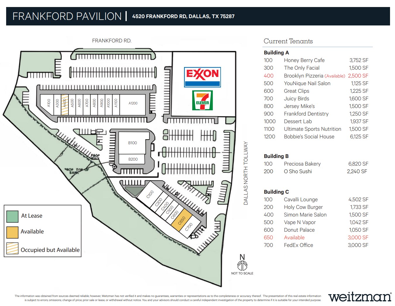 4520 Frankford Rd, Dallas, TX à louer Plan de site- Image 1 de 5
