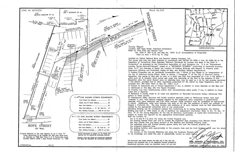 920 Hope St, Stamford, CT for sale - Site Plan - Image 2 of 3