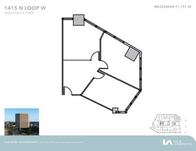 1415 North Loop W, Houston, TX for lease Floor Plan- Image 1 of 1