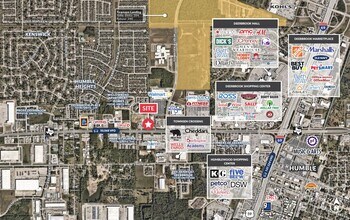 9245 FM 1960 Rd W, Humble, TX - Aerial  map view