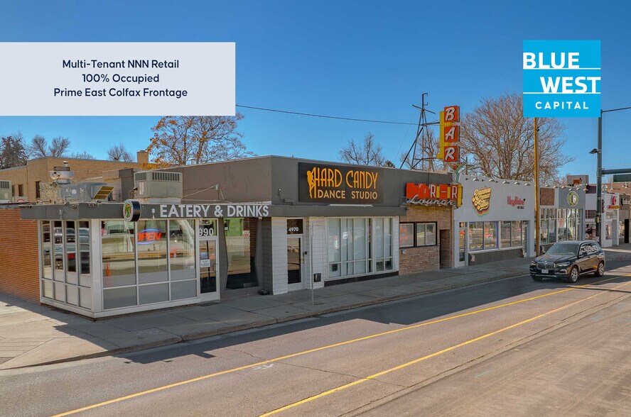 4956 E Colfax Ave, Denver, CO à vendre - Photo du bâtiment - Image 1 de 6