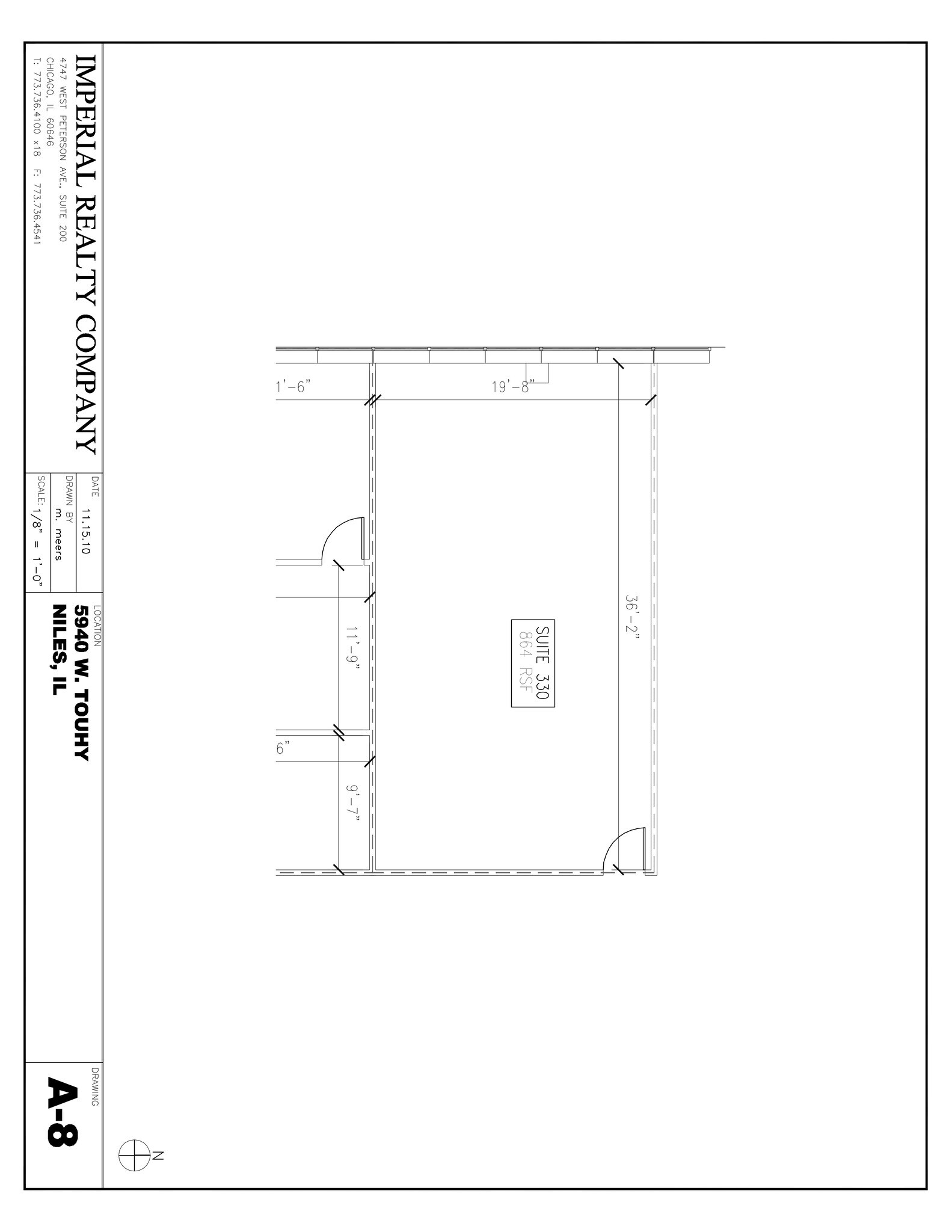 5940 W Touhy Ave, Niles, IL for lease Site Plan- Image 1 of 3