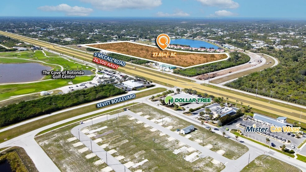 7056 David Blvd, Port Charlotte, FL à vendre - Aérien - Image 2 de 5