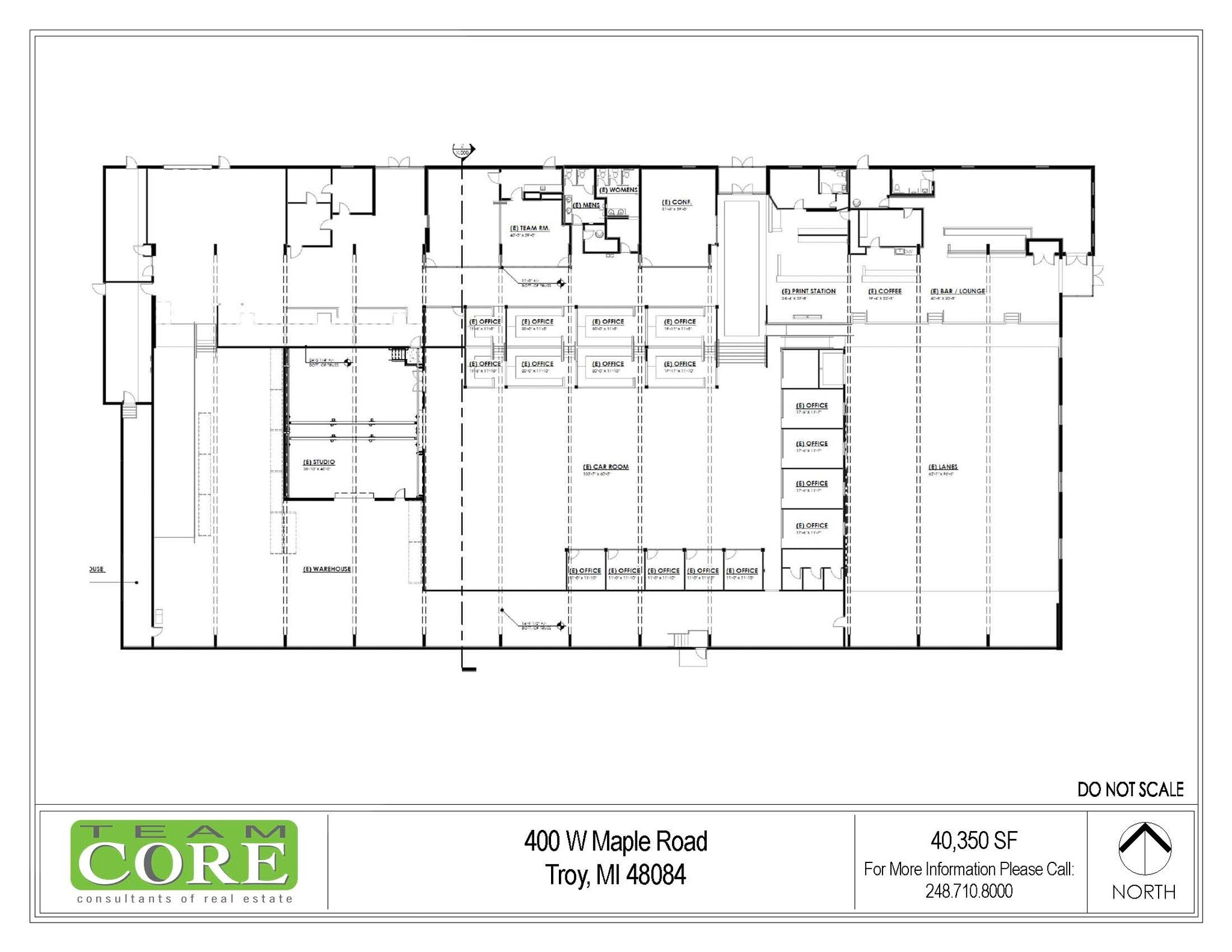 400 W Maple Rd, Troy, MI for lease Floor Plan- Image 1 of 1