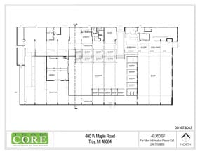 400 W Maple Rd, Troy, MI for lease Floor Plan- Image 1 of 1