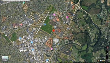 Lovers Lane, Bowling Green, KY - Aerial map view - Image1