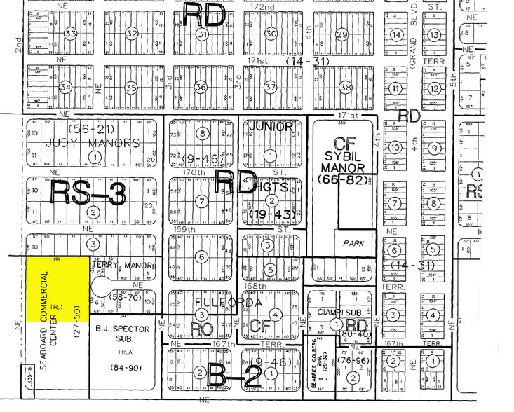 16853-16855 NE 2nd Ave, North Miami Beach, FL for lease - Plat Map - Image 2 of 17