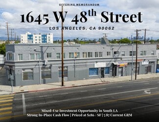 More details for 1645 W 48th St, Los Angeles, CA - Multifamily for Sale