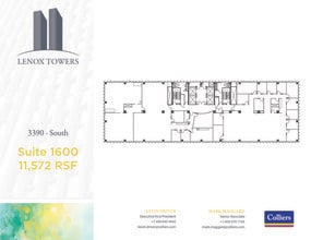 3400 Peachtree Rd NE, Atlanta, GA à louer Plan d’étage- Image 1 de 1