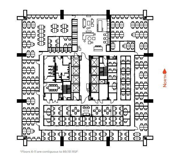 600 B St, San Diego, CA à louer Plan d  tage- Image 1 de 1