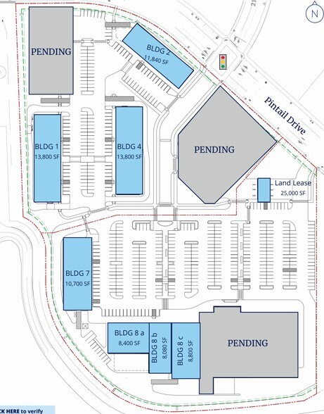 21214 Service Rd NE, Edmonton, AB for lease - Site Plan - Image 1 of 2