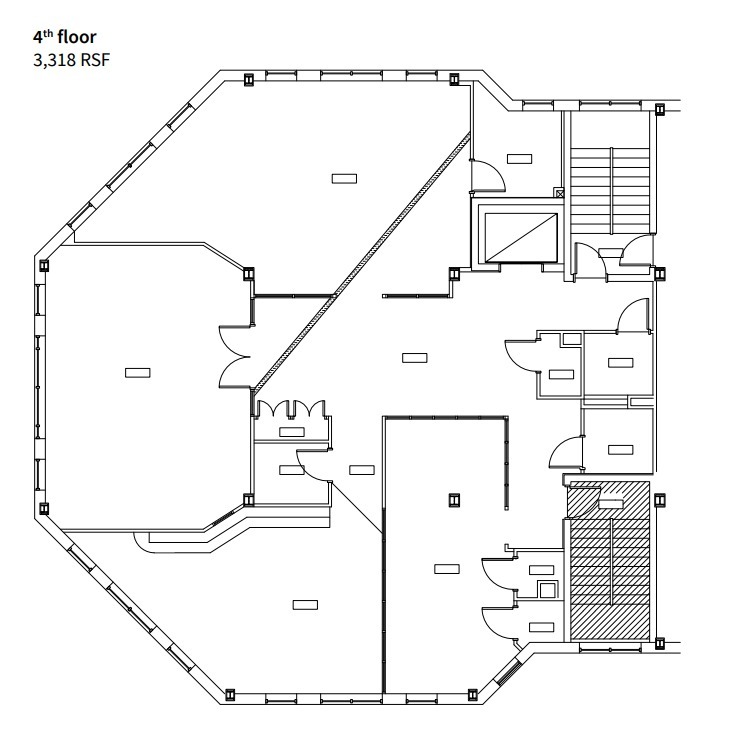 1661-1663 Prince St, Alexandria, VA à louer Plan d’étage- Image 1 de 1