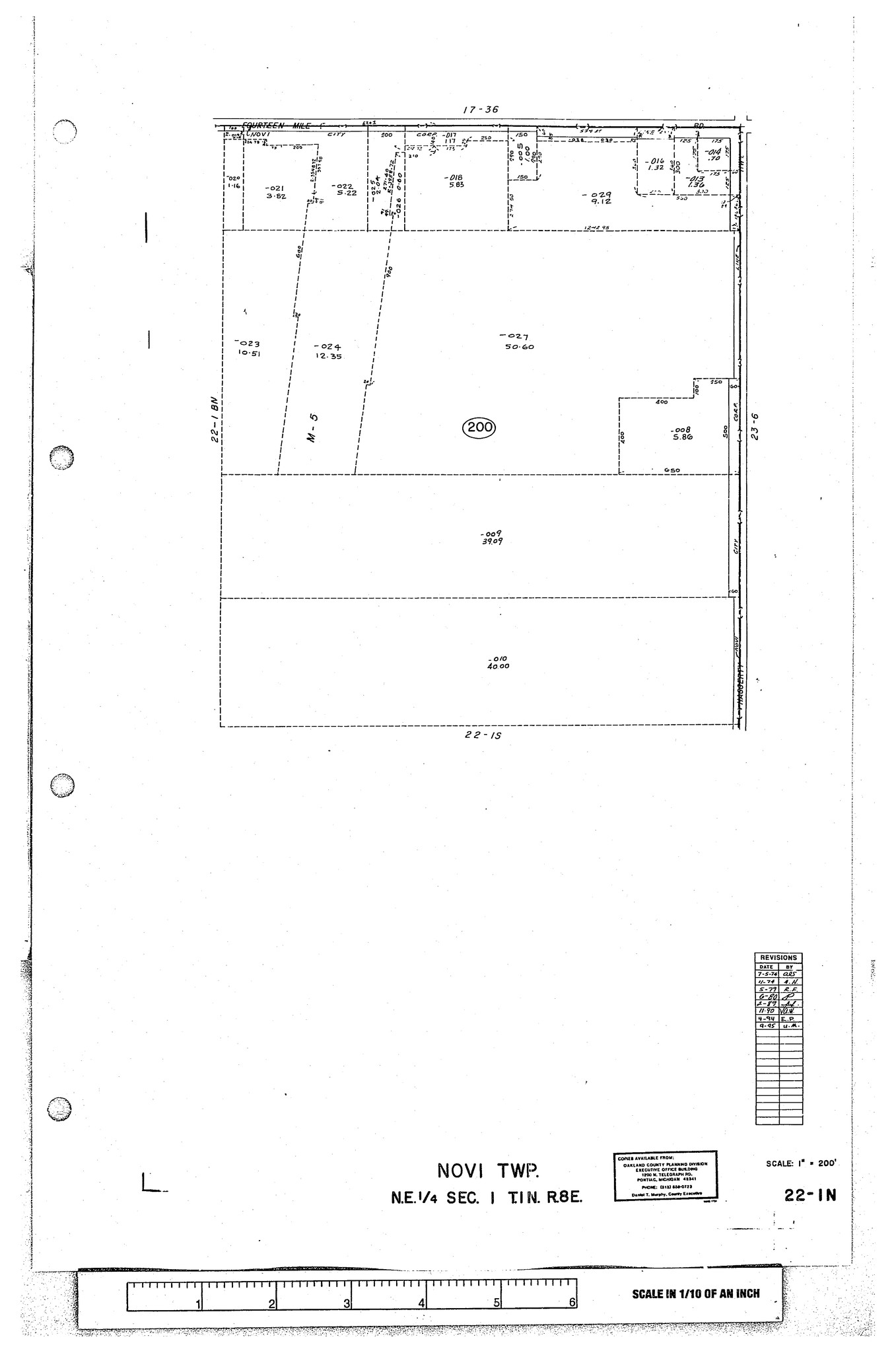 39525 14 Mile Rd, Novi, MI à vendre Plan cadastral- Image 1 de 1