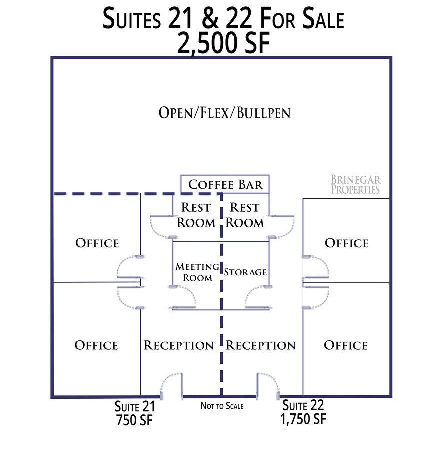 2851 Joe Dimaggio Blvd, Round Rock, TX 78665 - Unit 21-22 -  - Floor Plan - Image 1 of 8