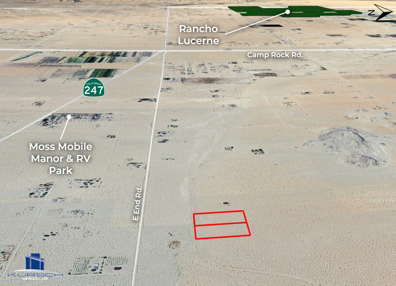 N E End Rd, Lucerne Valley, CA for sale - Building Photo - Image 1 of 3