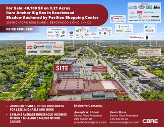 Plus de détails pour 23949 Chagrin Blvd, Beachwood, OH - Commerce de détail à vendre