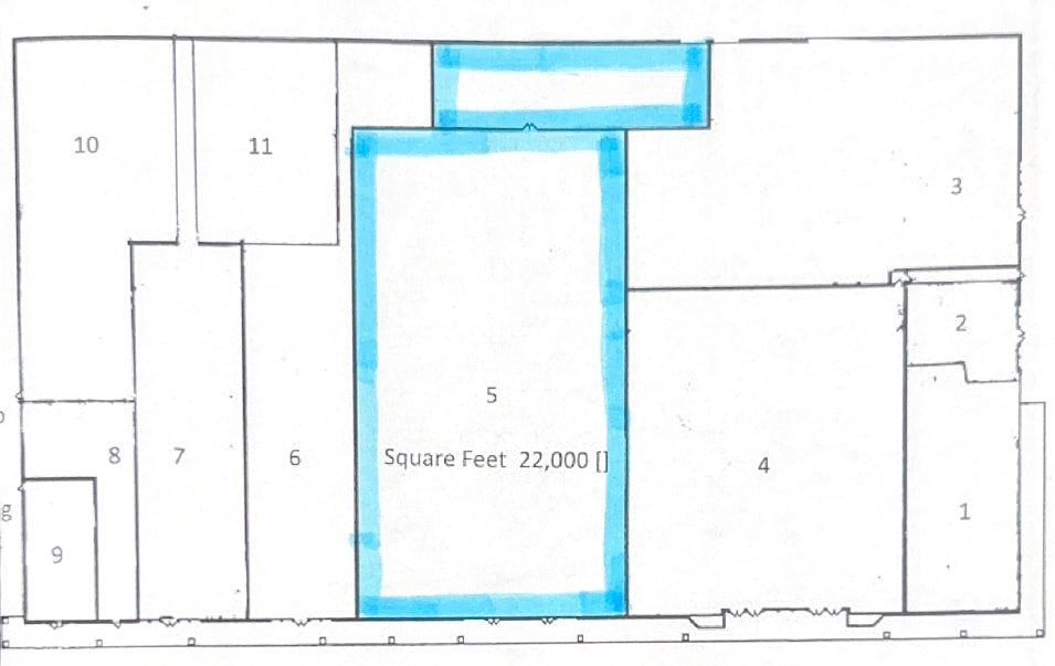 1711-1725 Knight Ave, Waycross, GA à louer Plan d’étage- Image 1 de 1