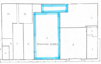 1711-1725 Knight Ave, Waycross, GA à louer Plan d’étage- Image 1 de 1