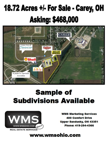 0 State Route 103, Carey, OH for sale - Building Photo - Image 1 of 3
