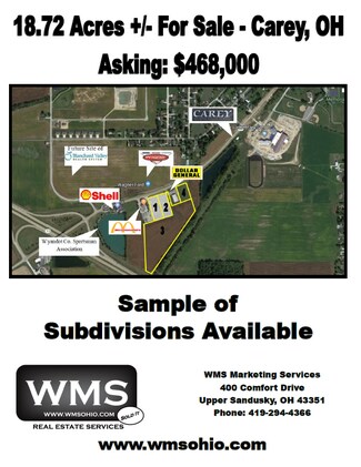 Plus de détails pour 0 State Route 103, Carey, OH - Terrain à vendre