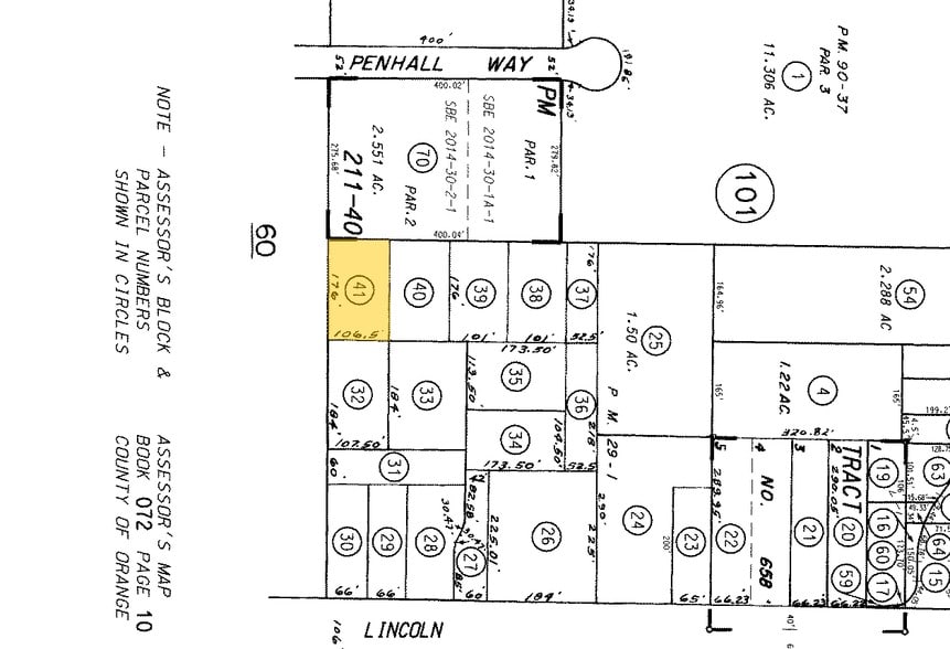 1773 W Lincoln Ave, Anaheim, CA for sale - Plat Map - Image 1 of 9