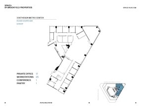 3 Bethesda Metro Center, Bethesda, MD for lease Floor Plan- Image 1 of 1