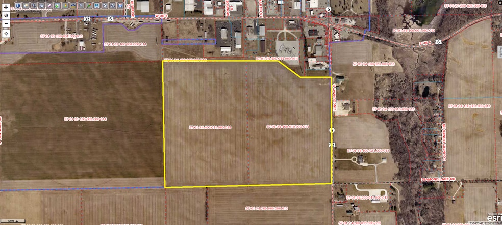 50 Acres Commercial US Hwy 33, Ligonier, IN for sale - Building Photo - Image 2 of 4